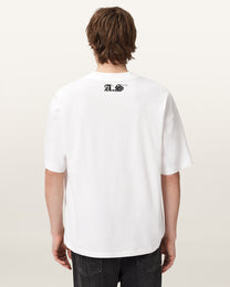 Lavender טי שירט קצרה לגברים Washed Tee ALLSAINTS