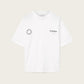 White Smoke טי שירט קצרה לגברים Washed Tee ALLSAINTS