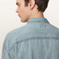 Dark Gray חולצה מכופתרת ארוכה לגברים Gribbs LS Shirt ALLSAINTS