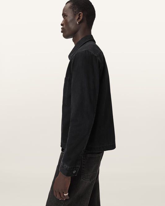 Seashell Dolwen ls shirt חולצה מכופתרת ארוכה לגברים ALLSAINTS