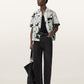 Seashell חולצה מכופתרת קצרה לגברים Girona SS Shirt ALLSAINTS