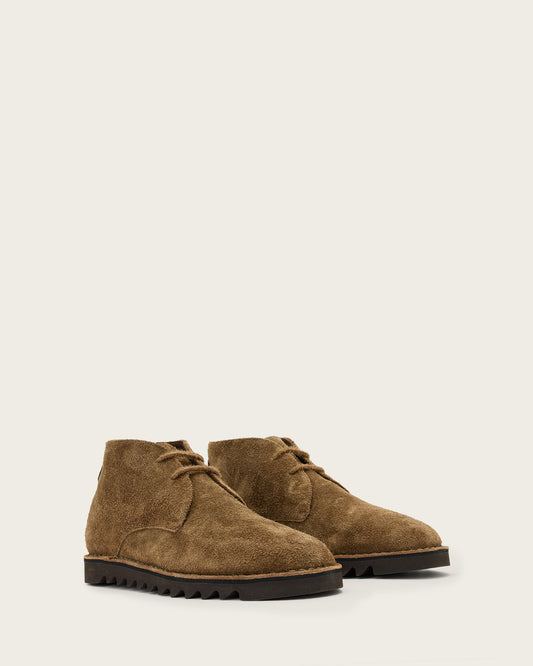 Dark Olive Green מגפיים לגברים Slix Chukka ALLSAINTS