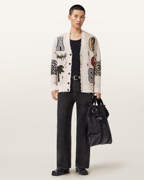 Seashell קרדיגן לגברים Foxx Cardigan ALLSAINTS