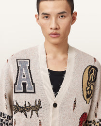 Seashell קרדיגן לגברים Foxx Cardigan ALLSAINTS