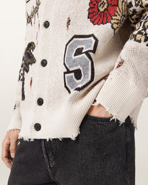 Dark Slate Gray קרדיגן לגברים Foxx Cardigan ALLSAINTS