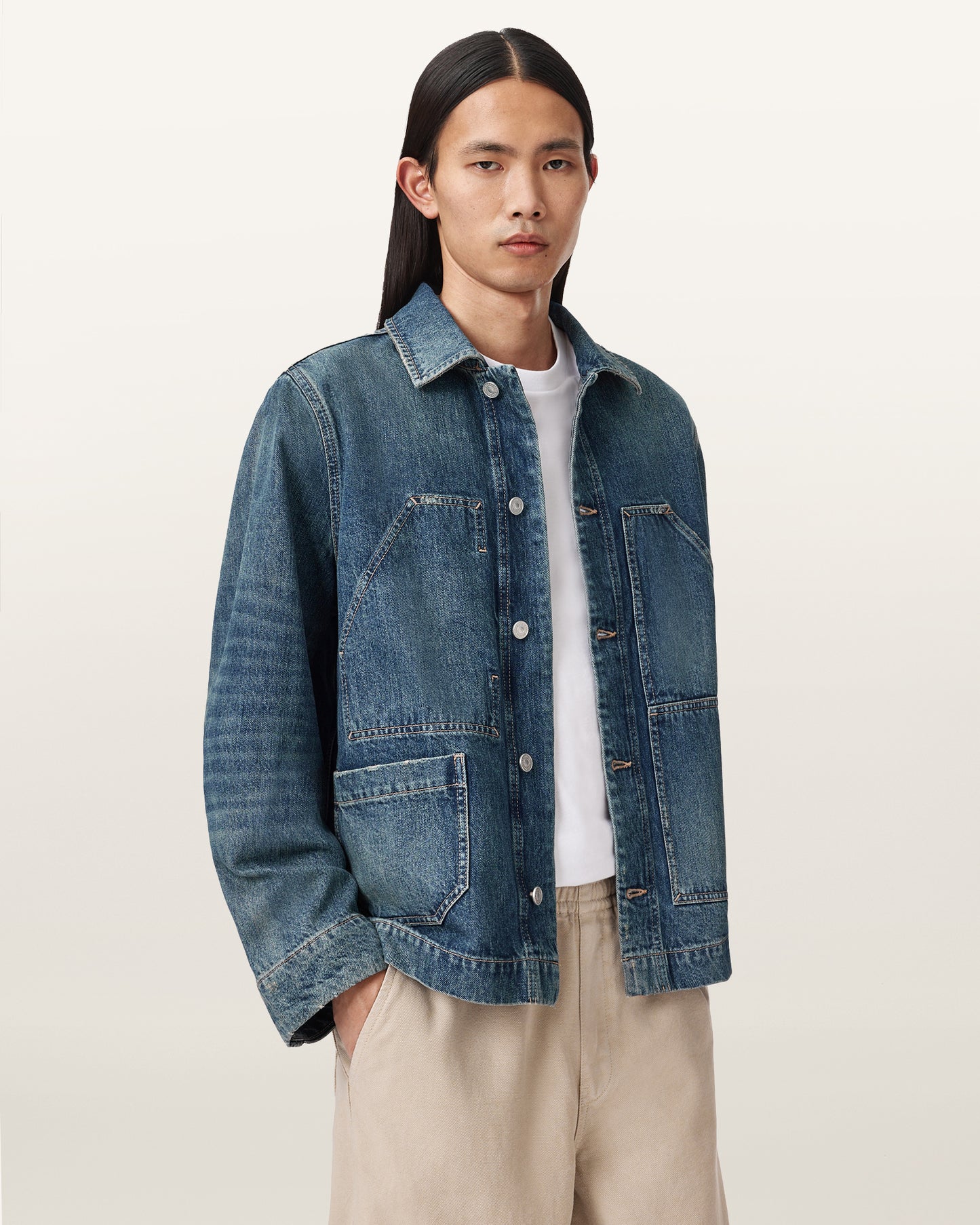 Seashell ג'קט לגברים Mukesh Jacket ALLSAINTS