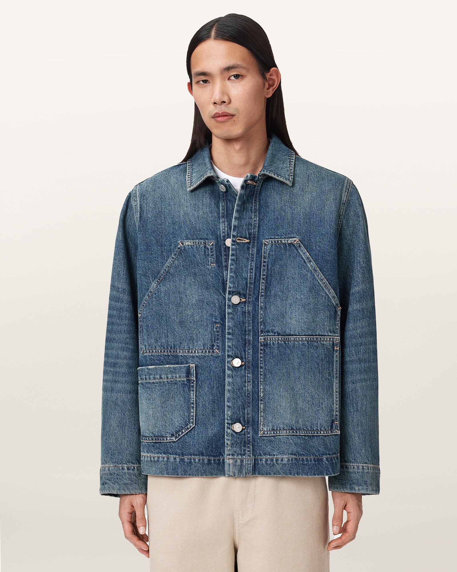Seashell ג'קט לגברים Mukesh Jacket ALLSAINTS