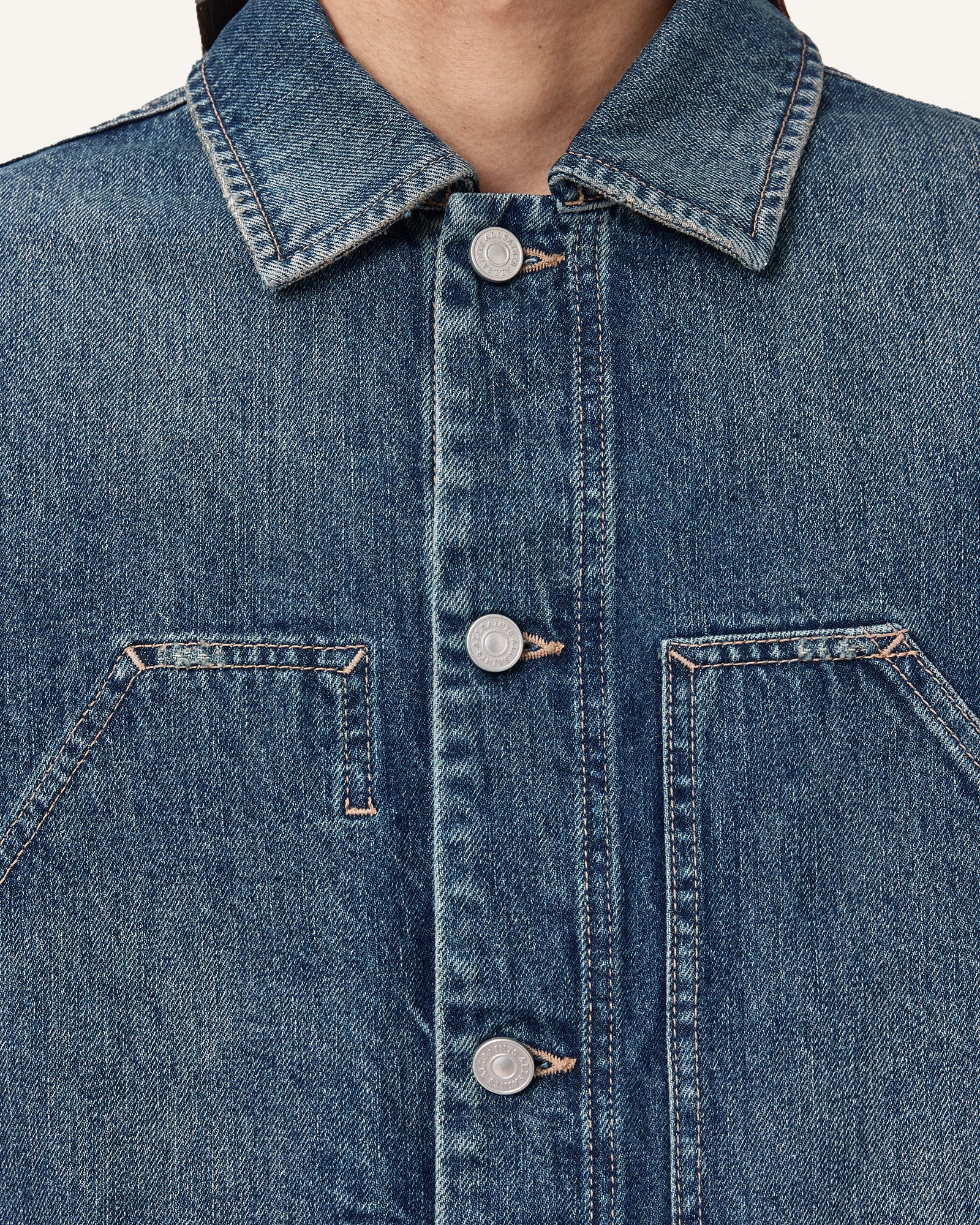 Dark Slate Gray ג'קט לגברים Mukesh Jacket ALLSAINTS