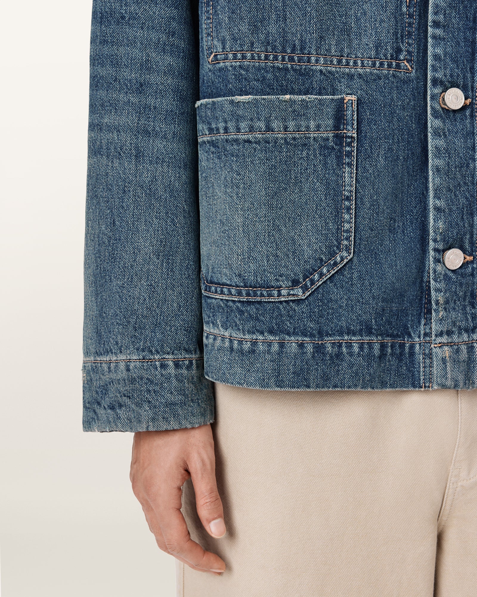 Dark Slate Gray ג'קט לגברים Mukesh Jacket ALLSAINTS