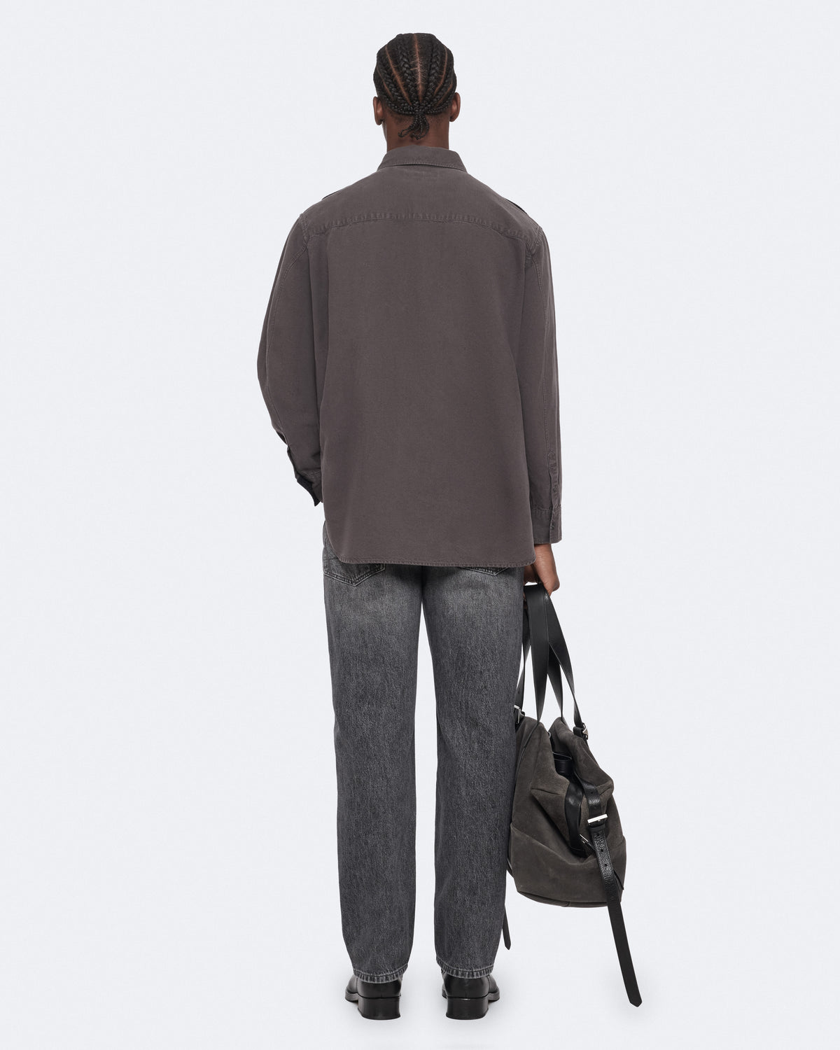 Dark Slate Gray Regular straight ג'ינס ארוך לגברים ALLSAINTS