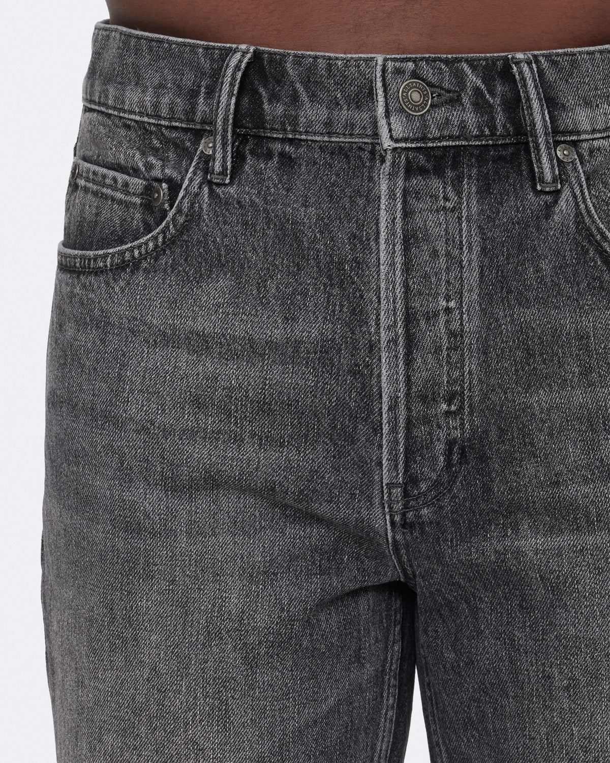 Dark Slate Gray Regular straight ג'ינס ארוך לגברים ALLSAINTS