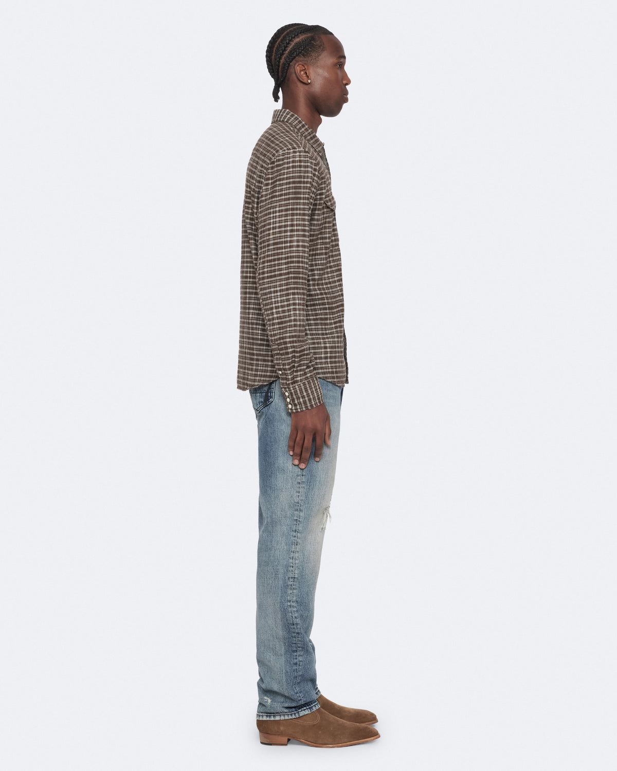White Smoke ג'ינס ארוך לגברים Slim Straight ALLSAINTS