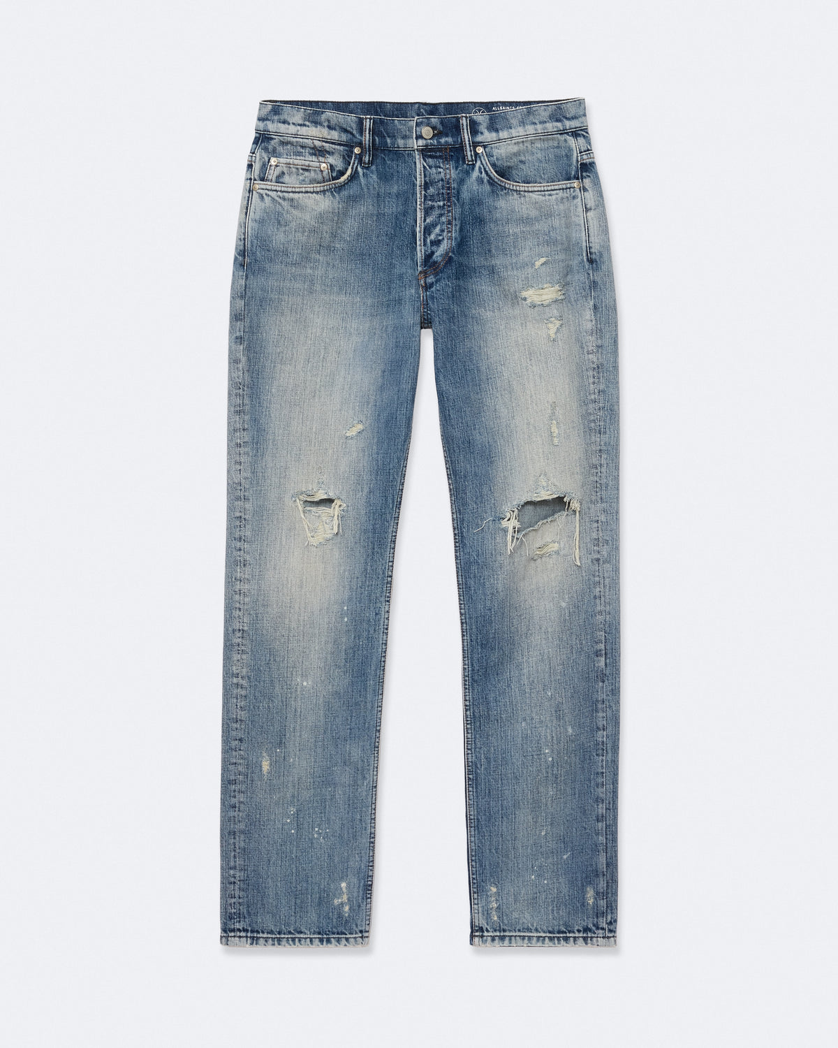 Slate Gray ג'ינס ארוך לגברים Slim Straight ALLSAINTS