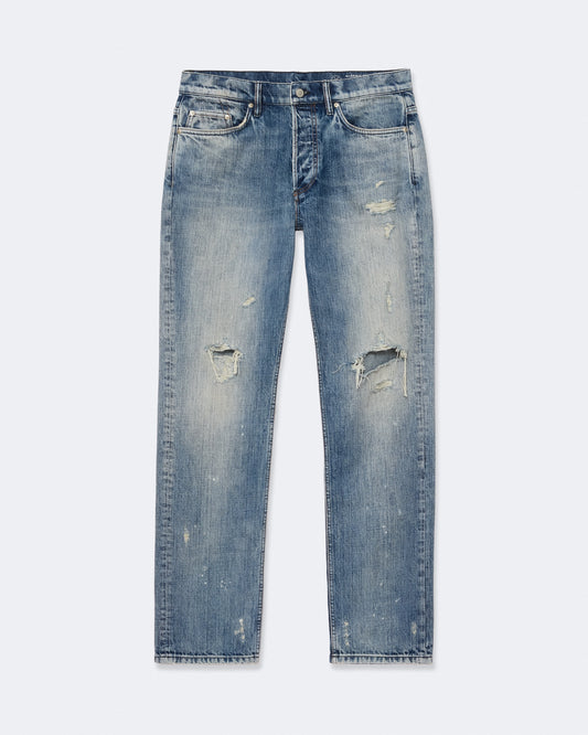 Slate Gray ג'ינס ארוך לגברים Slim Straight ALLSAINTS