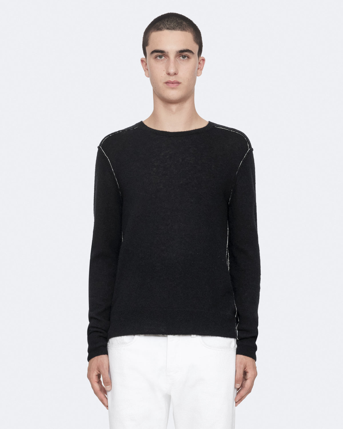 Black סוודר לגברים Soren ALLSAINTS