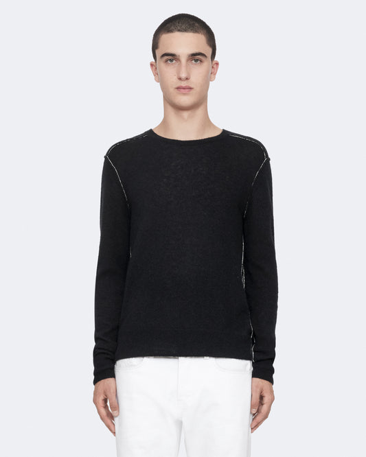 Black סוודר לגברים Soren ALLSAINTS