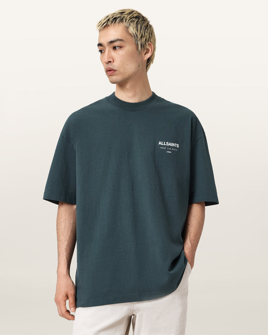 Seashell טי שירט קצרה לגברים Washed Tee ALLSAINTS