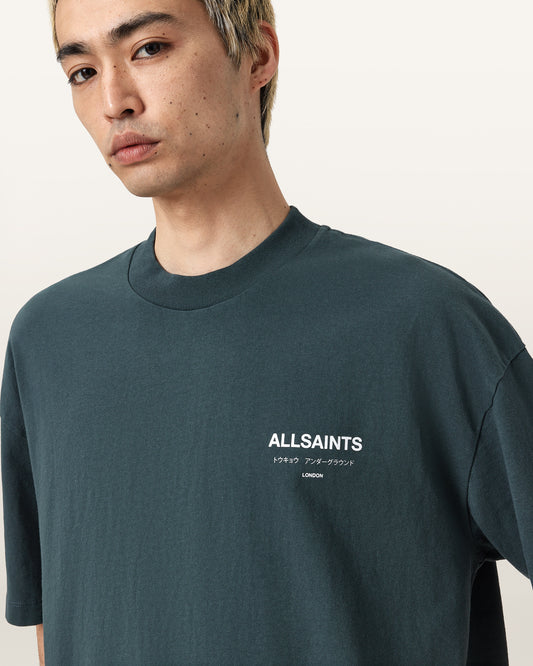 Seashell טי שירט קצרה לגברים Washed Tee ALLSAINTS
