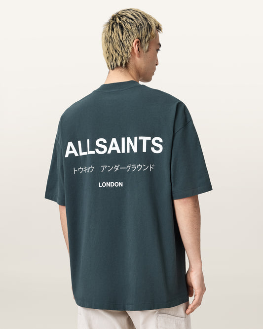 Seashell טי שירט קצרה לגברים Washed Tee ALLSAINTS
