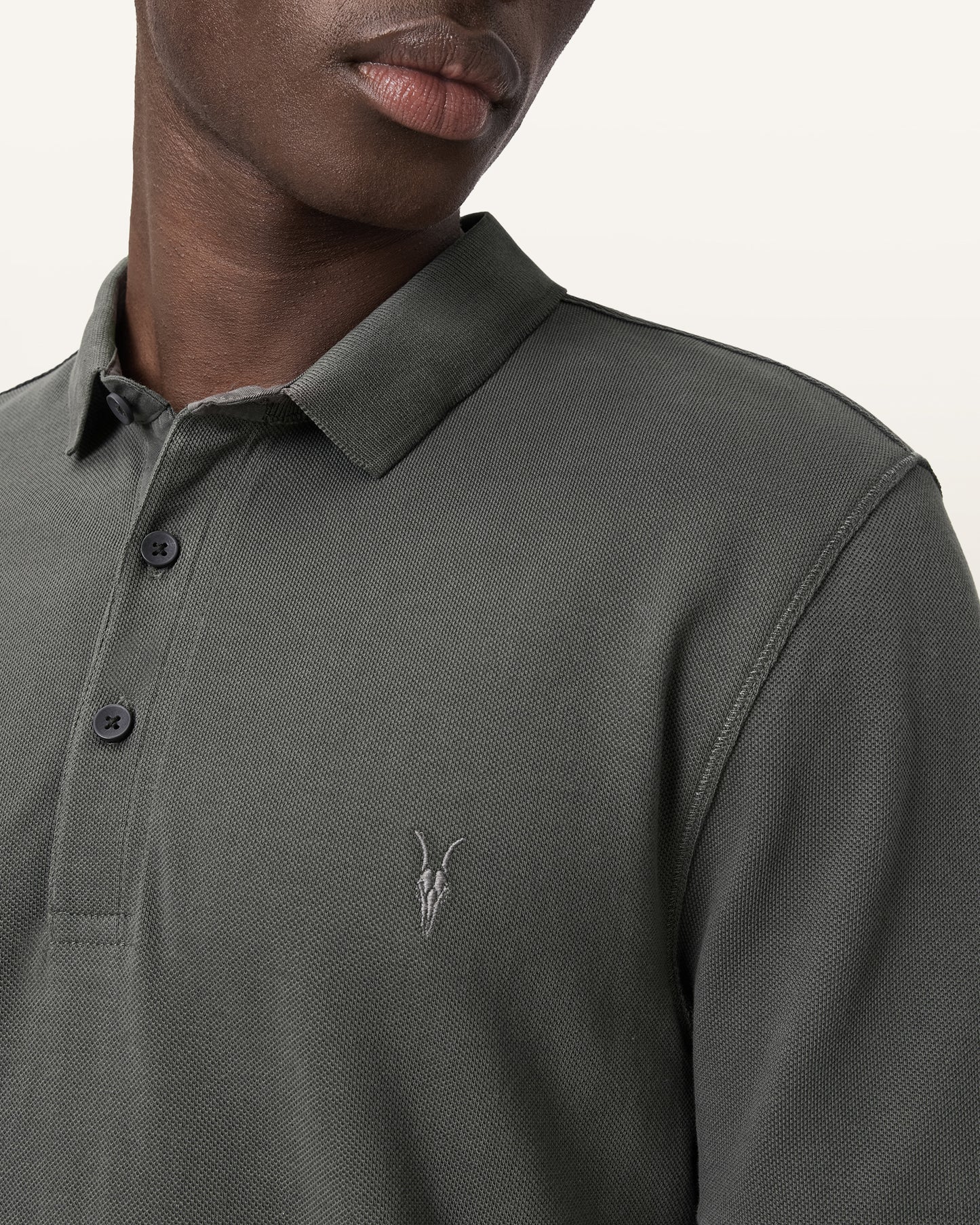 Dark Slate Gray מארז 2 חולצות פולו קצרות לגברים Reform ALLSAINTS