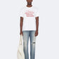 White Smoke טי שירט קצרה לגברים Chippy ALLSAINTS