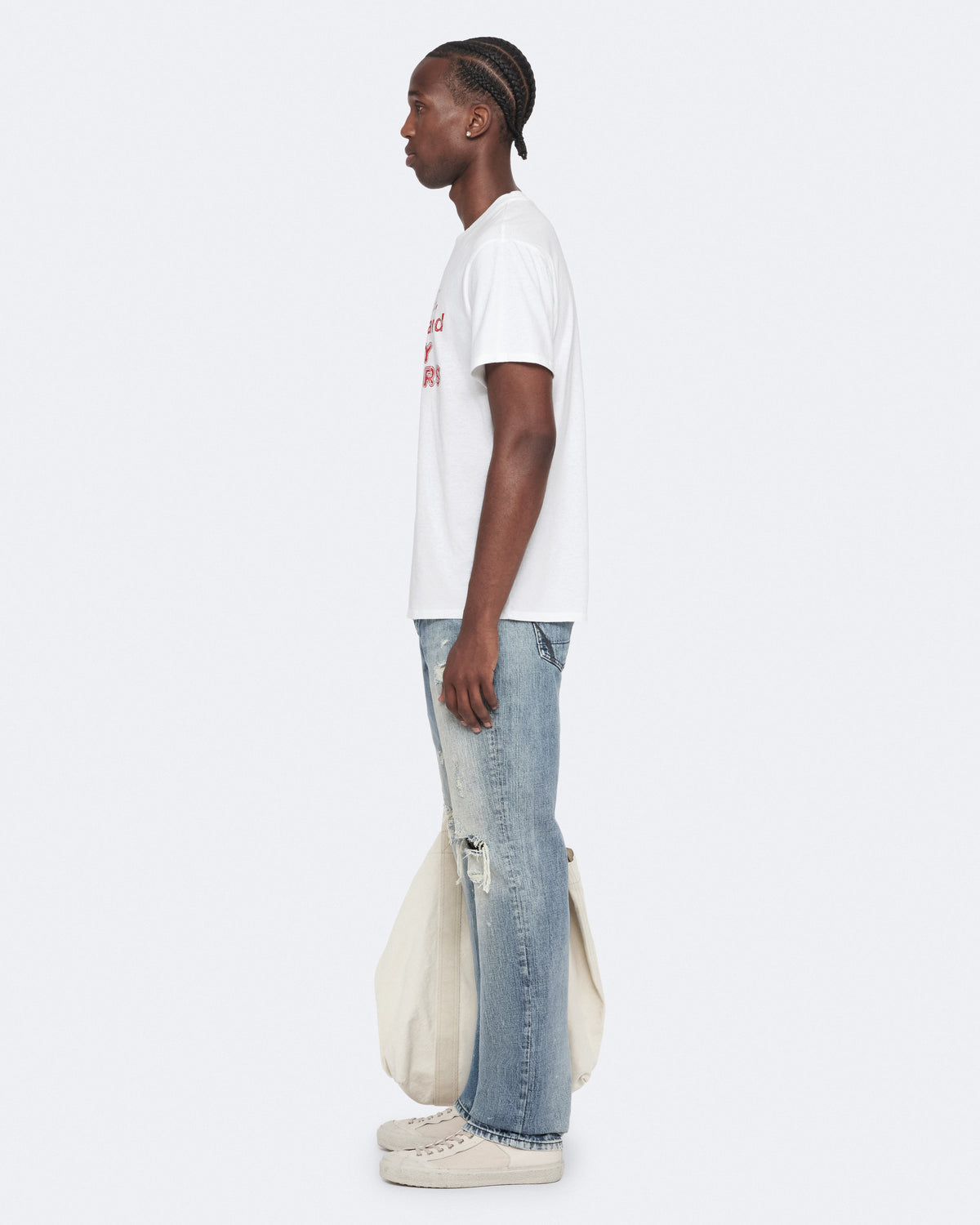Lavender טי שירט קצרה לגברים Chippy ALLSAINTS