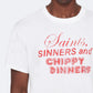 Lavender טי שירט קצרה לגברים Chippy ALLSAINTS