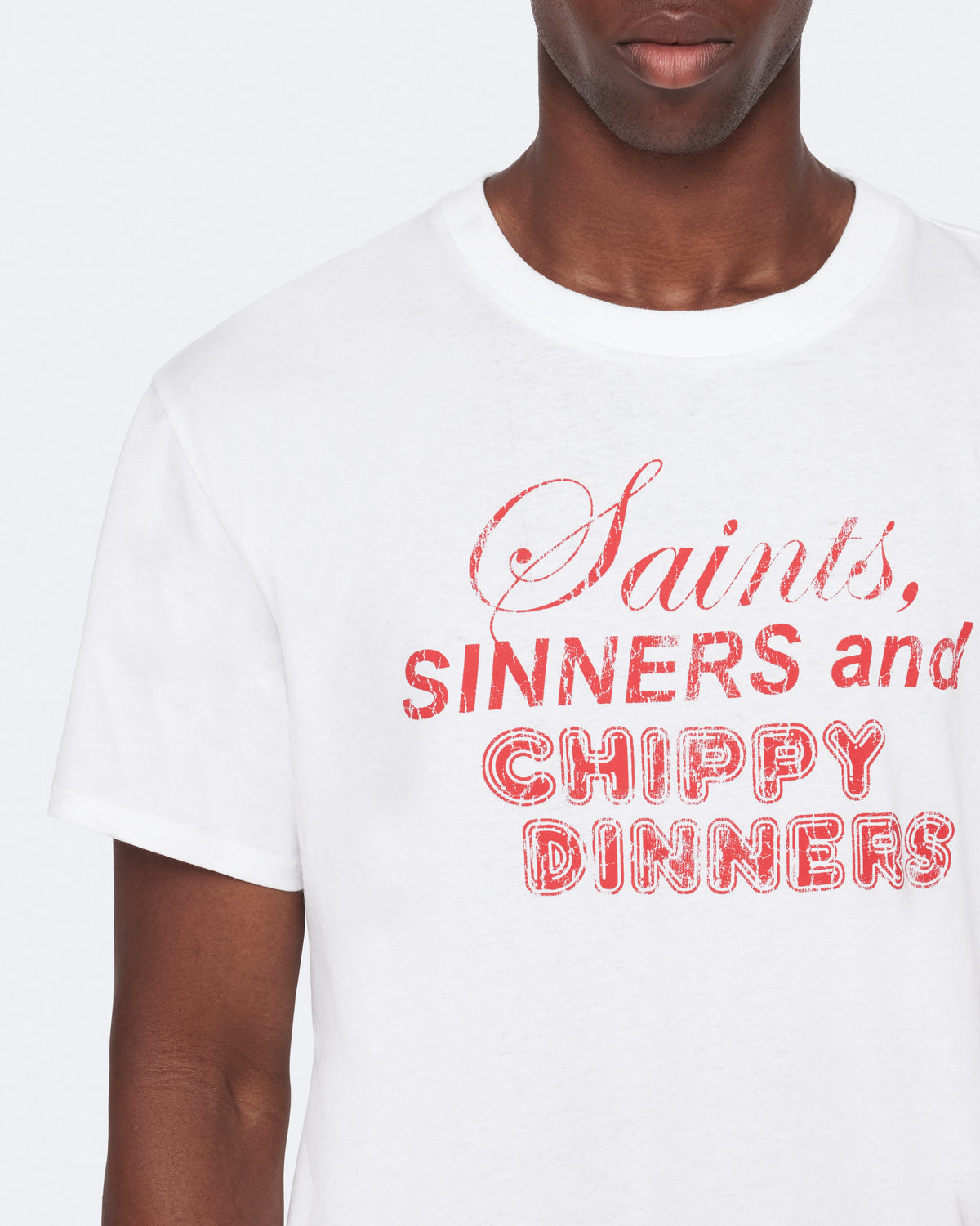 Lavender טי שירט קצרה לגברים Chippy ALLSAINTS