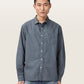 Dim Gray חולצה מכופתרת ארוכה לגברים Melrose ALLSAINTS