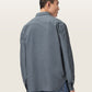 Dim Gray חולצה מכופתרת ארוכה לגברים Melrose ALLSAINTS