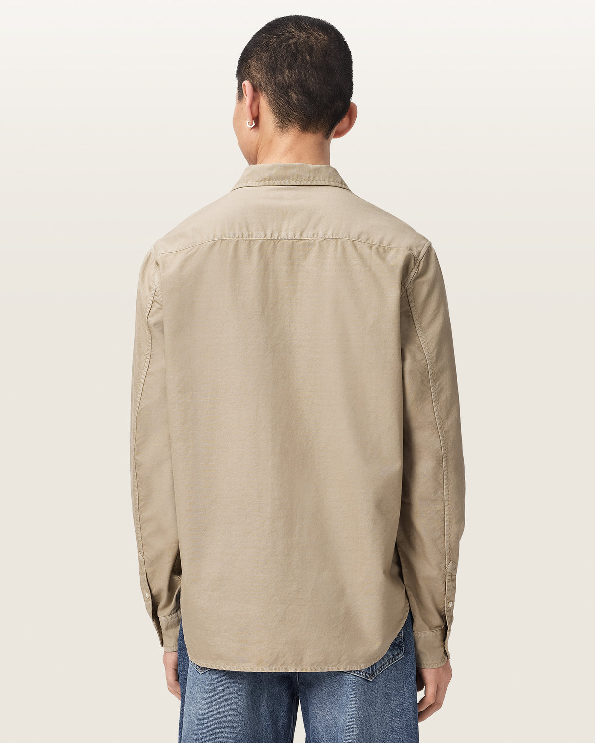 Tan חולצה מכופתרת לגברים Melrose ALLSAINTS