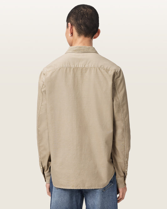 Tan חולצה מכופתרת לגברים Melrose ALLSAINTS