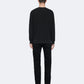Black סוודר לגברים Aspen Crew ALLSAINTS APPAREL