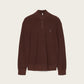 Dark Slate Gray סוודר צווארון גבוה לגברים Aspen Zip Funnel ALLSAINTS