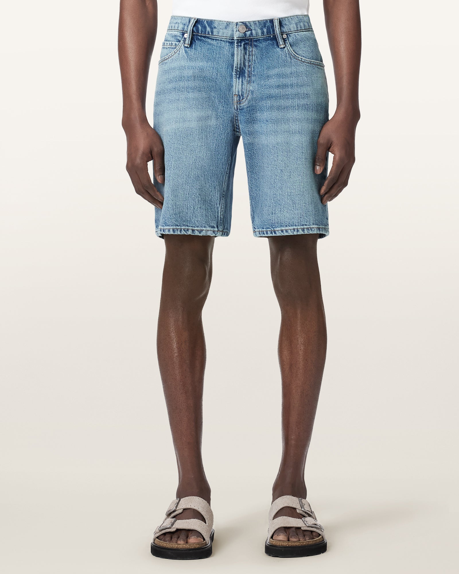 Antique White מכנסי ברמודה קצרים לגברים Switch - Slim Fit ALLSAINTS