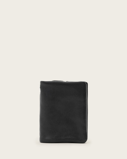 Dark Slate Gray ארנק עור לגברים Luka Bifold ALLSAINTS