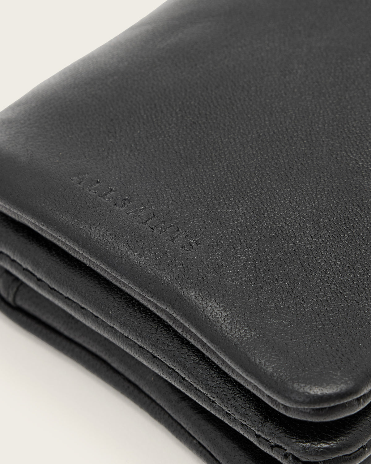 Dark Slate Gray ארנק עור לגברים Luka Bifold ALLSAINTS