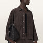 Dark Slate Gray ג'קט קורדרוי לגברים Mukesh ALLSAINTS