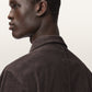Dark Slate Gray ג'קט קורדרוי לגברים Mukesh ALLSAINTS