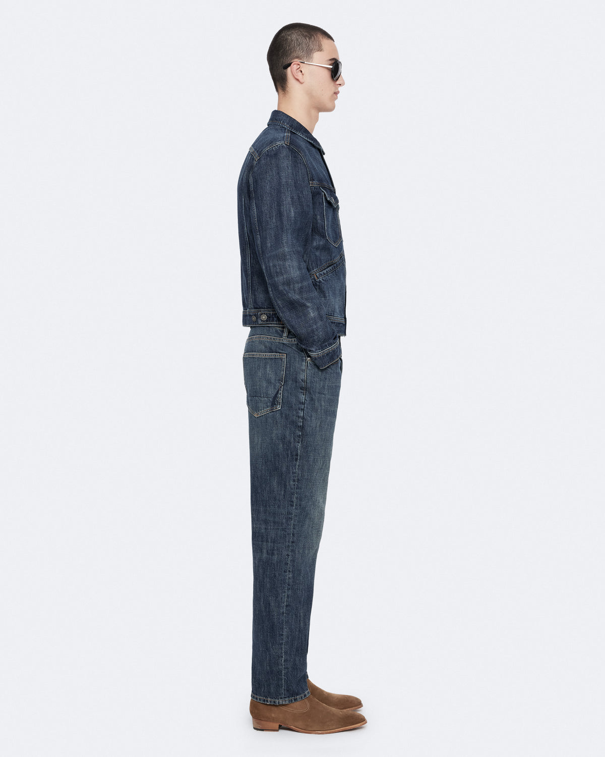 White Smoke ג'קט לגברים Regular Trucker ALLSAINTS