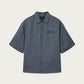 Lavender חולצה מכופתרת קצרה לגברים Circe ALLSAINTS