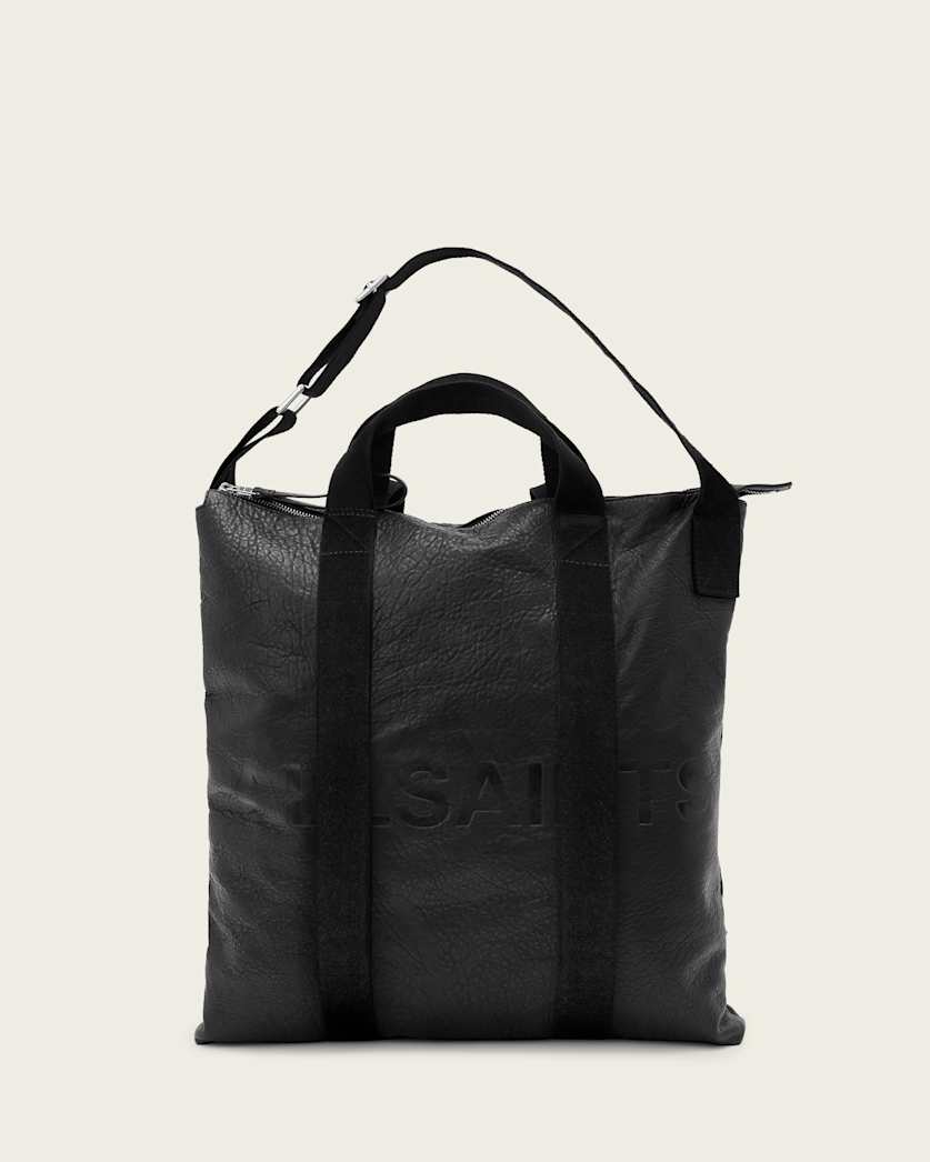 Dark Slate Gray תיק גב מעור לגברים / נשים Kei ALLSAINTS