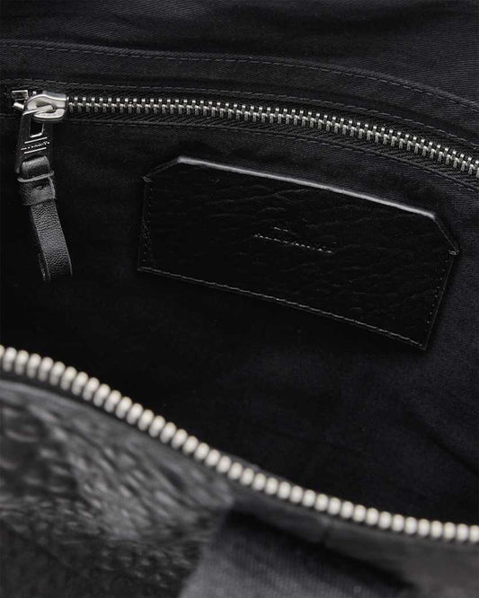 Black תיק גב מעור לגברים / נשים Kei ALLSAINTS