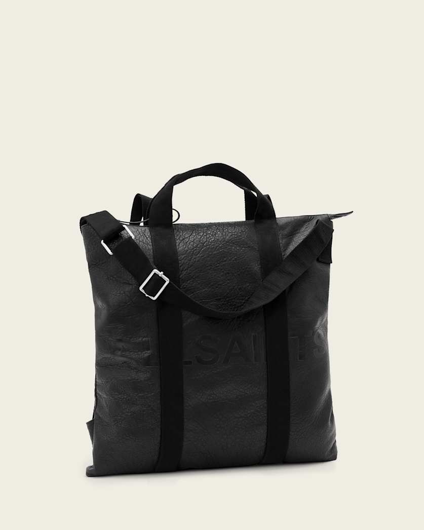 Dark Slate Gray תיק גב מעור לגברים / נשים Kei ALLSAINTS