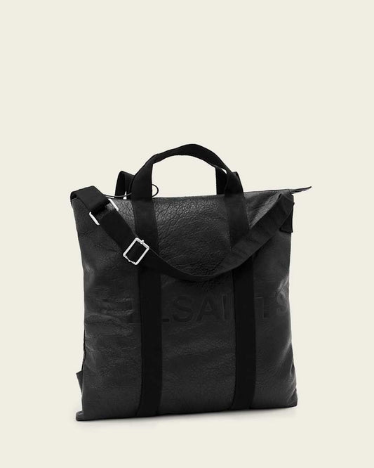 Dark Slate Gray תיק גב מעור לגברים / נשים Kei ALLSAINTS