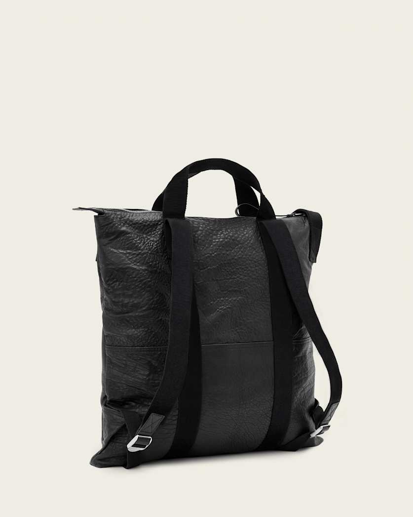 Dark Slate Gray תיק גב מעור לגברים / נשים Kei ALLSAINTS
