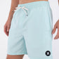 Light Gray בגד ים קצר לגברים Manner Volley Icon Solid 17" HURLEY