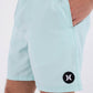 Light Blue בגד ים קצר לגברים Manner Volley Icon Solid 17" HURLEY