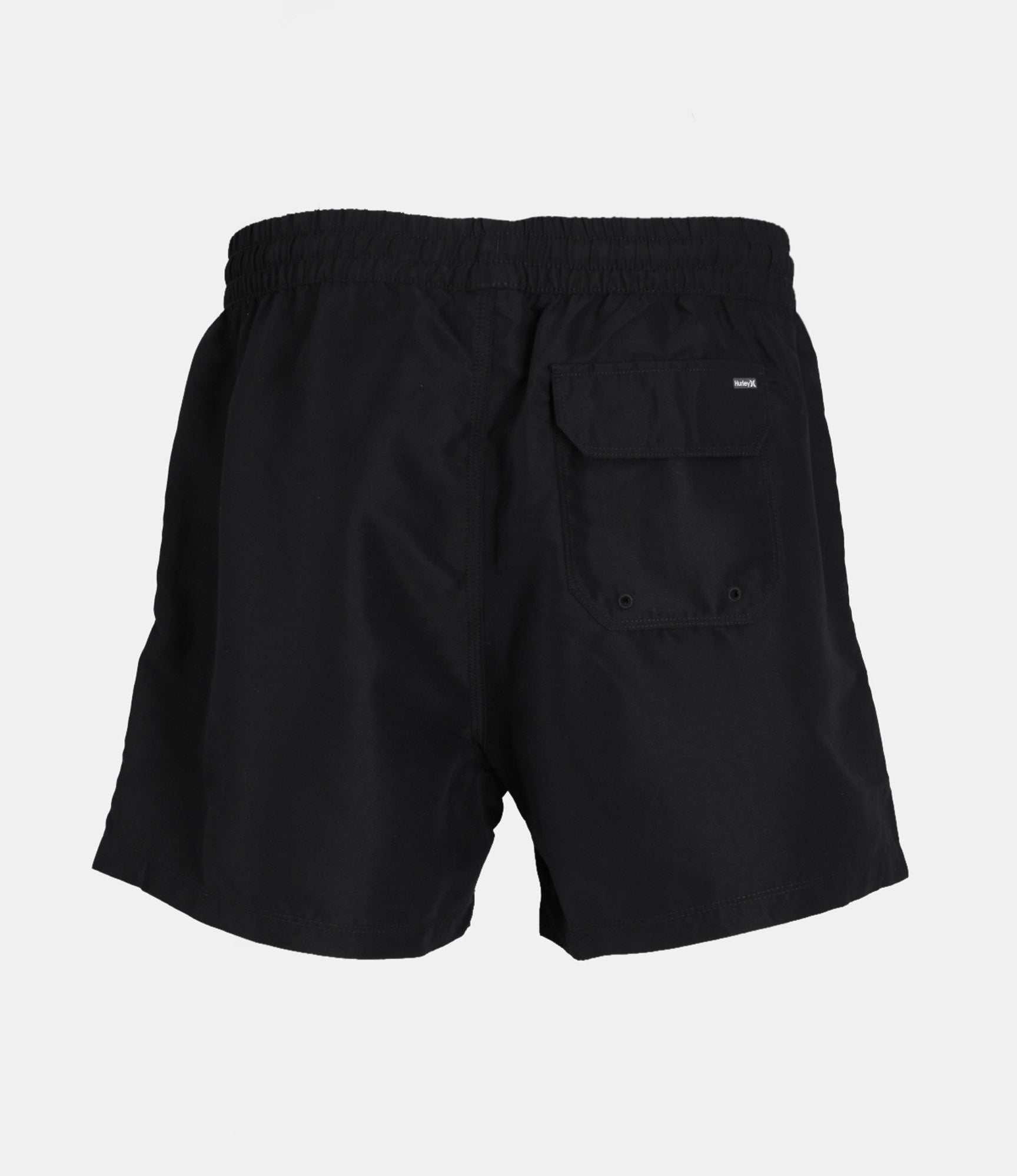 Black בגד ים קצר לגברים Vollley Icon Solid 15' HURLEY