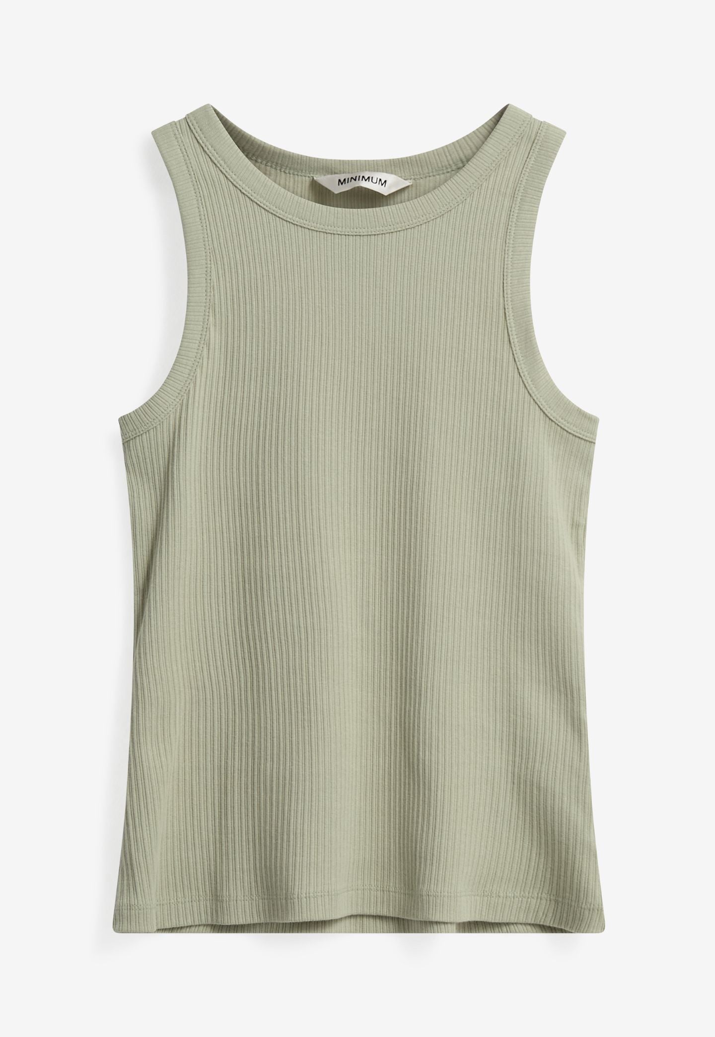 Dark Gray גופיית סריג לנשים Lila Tank Top MINIMUM